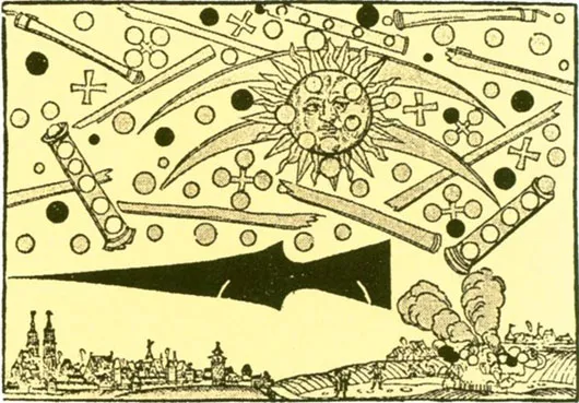 Vào thời Trung cổ ghi nhận nhiều lần UFO xuất hiện trên bầu trời