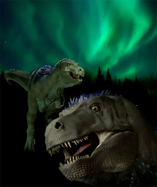 Tyrannosaurus rex và "anh em họ" Nanuqsaurus hoglundi