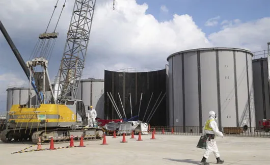 Nhật Bản tạo bức tường băng ngầm tại nhà máy hạt nhân Fukushima