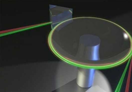 Nhiệt kế mới dựa trên tốc độ di chuyển của ánh sáng xanh lá và đỏ để xác định nhiệt độ