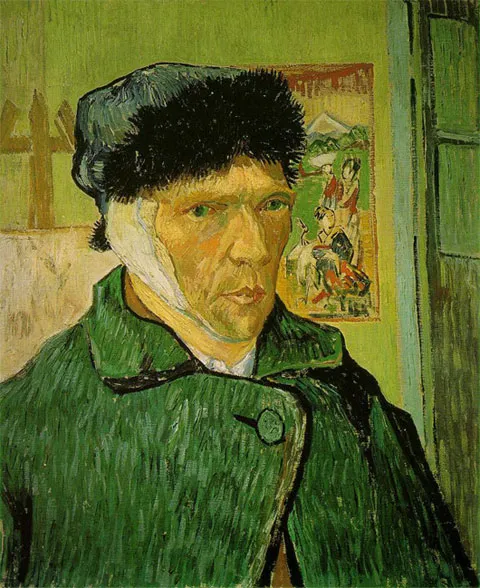 Bức tự họa Van Gogh tự cắt tai mình
