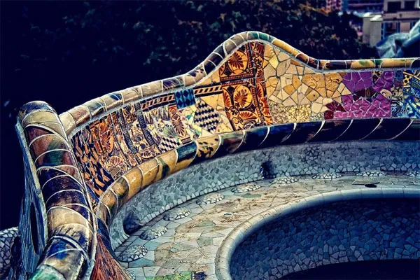 Park Güell, Barcelona, Tây Ban Nha