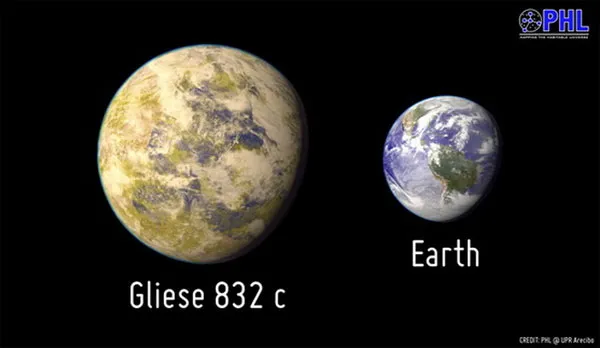 Các nhà thiên văn học quốc tế vừa phát hiện ngoại hành tinh Gliese 832c, giống trái đất nhất từ trước đến nay