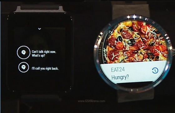 Google công bố chi tiết Android Wear: Đa dạng các thông báo