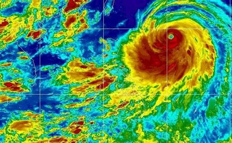 Hình ảnh siêu bão Neoguri