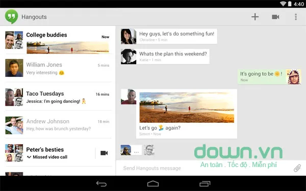 Hangouts for Android