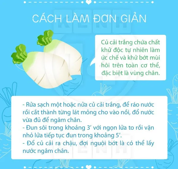 Trị hôi chân với cách đơn giản ít tốn kém