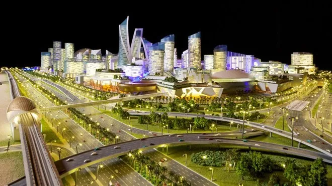 Chính quyền Dubai muốn xây dựng một khu mua sắm cực lớn theo mô hình "đô thị trong thành phố". Dubai's Mall of the World, tên của khu mua sắm, sẽ bao gồm khoảng 100 khách sạn với những dịch vụ sang trọng.