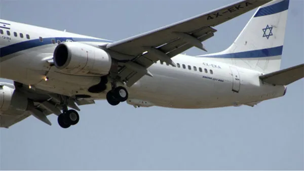 Một chiếc máy bay Boeing 737 của Israel được trang bị hệ thống phòng thủ tên lửa sử dụng thiết bị laser