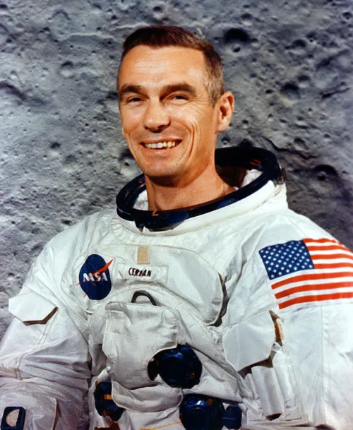 Gene Cernan, cựu phi hành gia của Cơ quan Vũ trụ Hàng không Mỹ (NASA). Ảnh chụp năm 1969