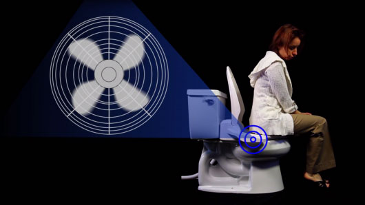 Ghế Fresh Air Plus vệ sinh hút mùi khó coi trực tiếp từ bồn cầu