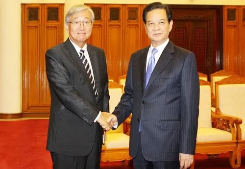 TS Sin Young-soo, Giám đốc WHO Khu vực Tây Thái Bình Dương tại cuộc gặp với Thủ tướng Nguyễn Tấn Dũng trong chuyến thăm và làm việc tại Việt Nam, 3/2014