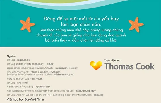 15 mẹo nhỏ chống mệt mỏi sau chuyến bay dài