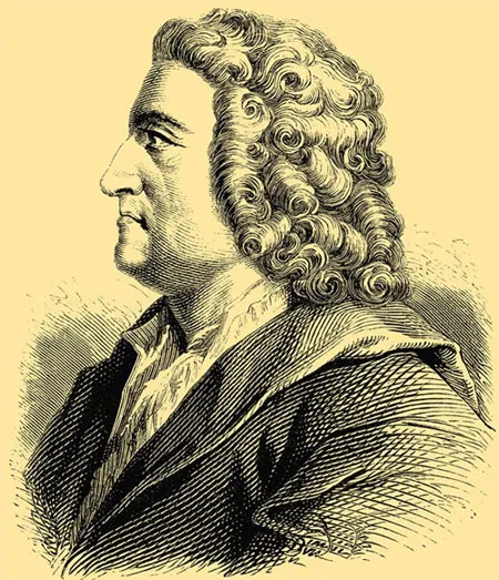 Chân dung nhà giả kim thuật Johann Böttger.