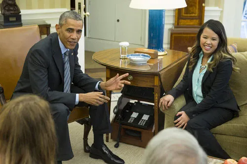 Nina Phạm gặp Tổng thống Obama sau khi chiến thắng tử thần Ebola