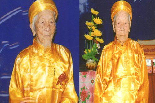 Cụ Trần Đình Thăng (bên trái) và em trai trở thành cặp anh em cao tuổi nhất Việt Nam