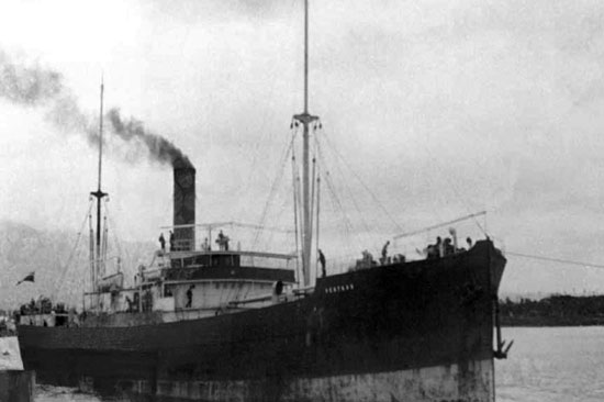 Tàu SS Ventnor trong ảnh tư liệu.