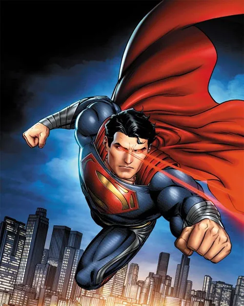 Superman có lẽ là "người" duy nhất phát ra ánh sáng bằng mắt