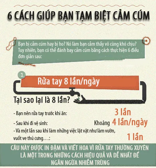 Rửa tay 8 lần/ngày