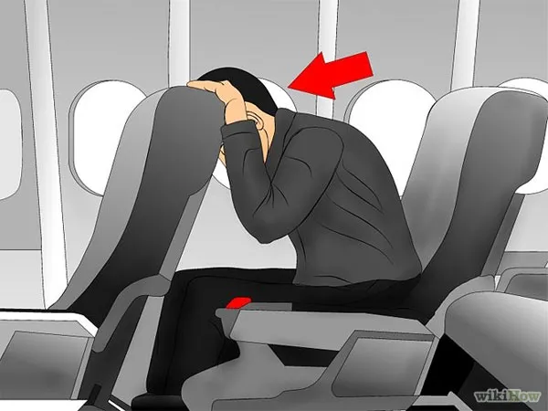 Tư thế ngồi an toàn trên máy bay