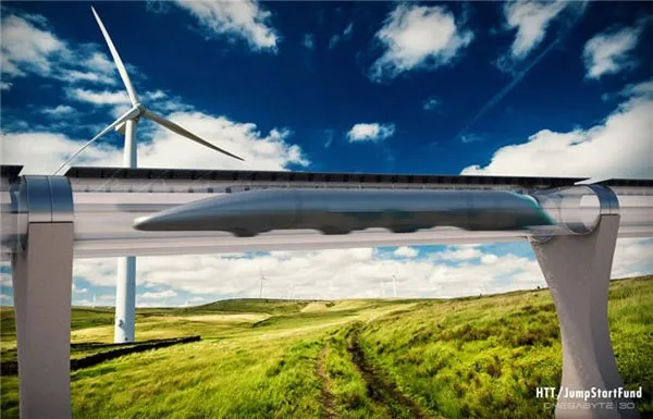 Mô phỏng hệ thống Hyperloop trên máy tính.