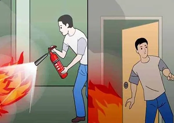 Phản ứng ngay khi có dấu hiệu hỏa hoạn