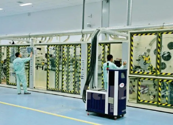 Khu vực sản xuất ứng dụng công nghệ cao.