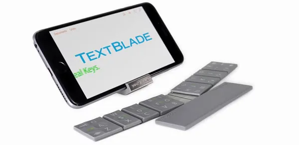 Bàn phím TextBlade có khả năng kết nối với iPhone