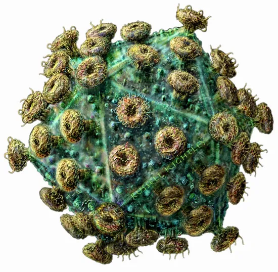 Virus HIV.