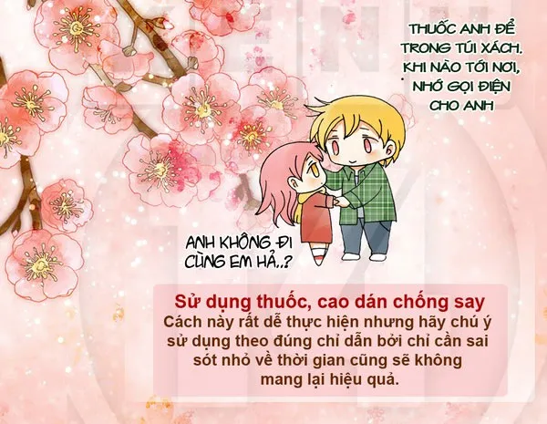 Sử dụng thuốc hoặc cao dán chống say