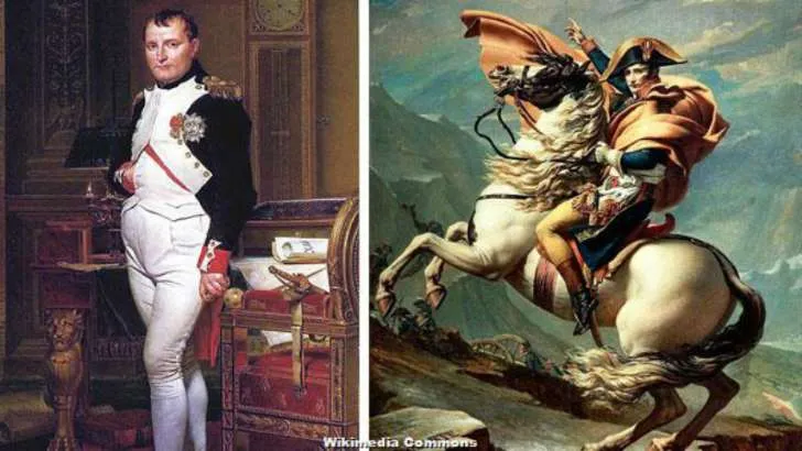 Hoàng đế Napoleon Bonaparte là người rất lùn