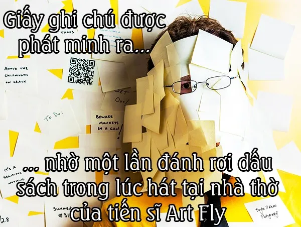 Art Fly đã phát minh ra giấy ghi chú