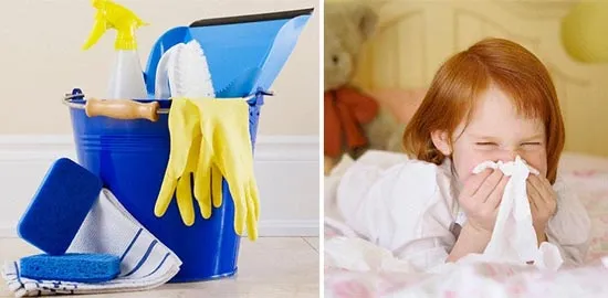 Nhà quá sạch làm cho trẻ dễ mắc các bệnh viêm nhiễm