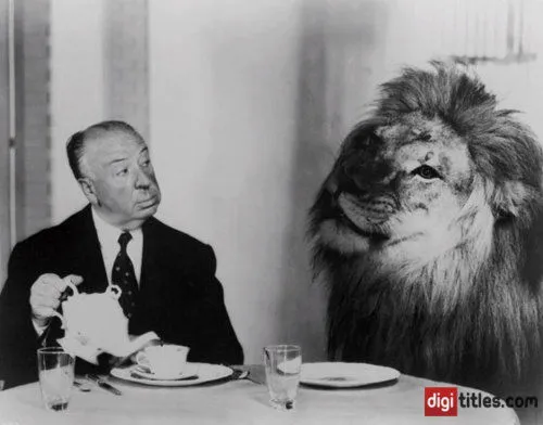 Đạo diễn lừng danh Alfred Hitchcock từng rất thân thiết với sư tử Leo