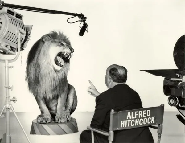 Đạo diễn lừng danh Alfred Hitchcock từng rất thân thiết với sư tử Leo