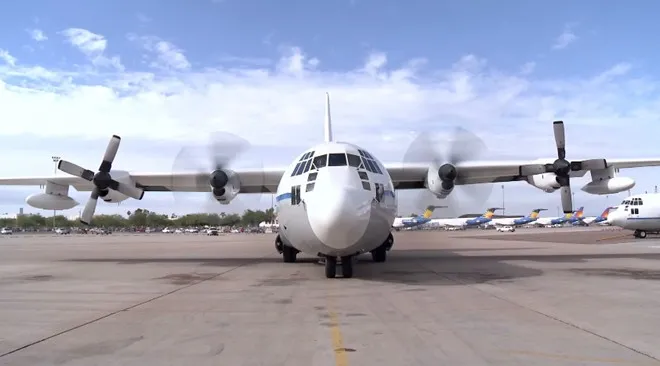 Máy bay vận tải Lockheed C-130 Hercules rất linh hoạt