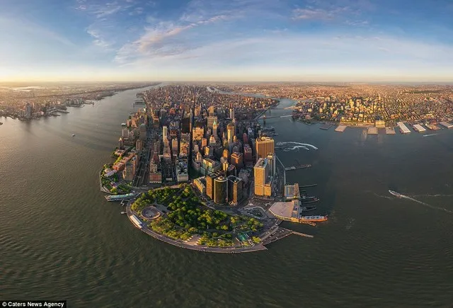 Một góc thành phố Manhattan.