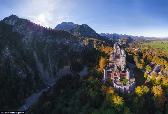 Toàn lâu đài Neuschwanstein tại Đức.