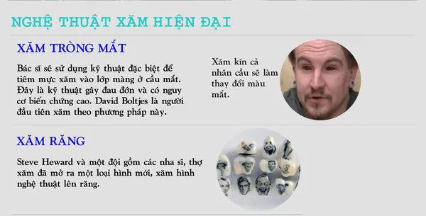 Nghệ thuật xăm hiện đại