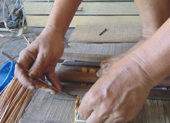 Một chiếc áo tơi thường có 5 đường may.
