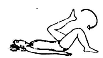 Kéo dãn cơ đầu đùi.