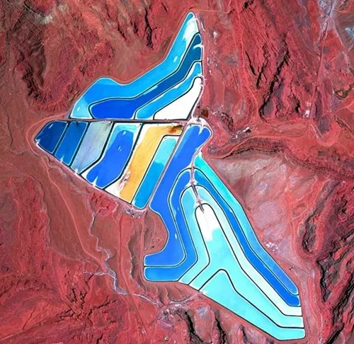 Hồ Moab Potash ở Utah.