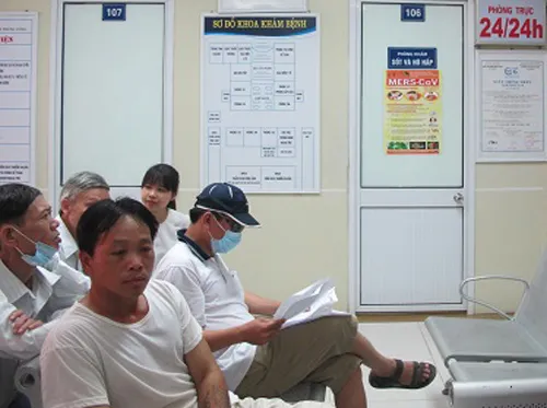 Phòng khám chuyên tiếp nhận những ca sốt nghi ngờ MERS.