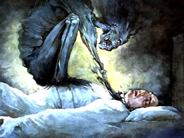 Bức tranh mô tả về một chi tiết trong truyện "Le Horla"