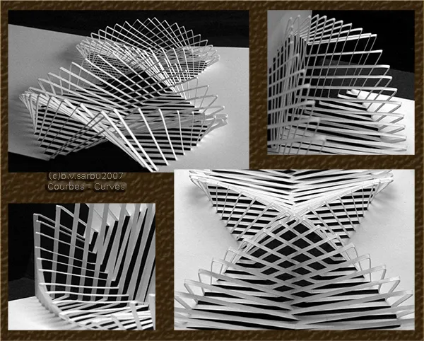 Nghệ thuật cắt giấy Kirigami của Nhật Bản.