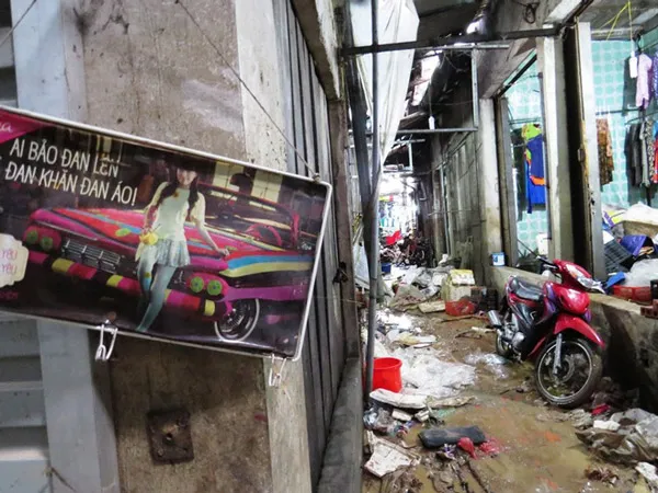 Bên trong chợ Cầu Ngầm, phường Mông Dương, TP Cẩm Phả