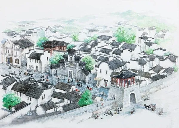 Bản khắc họa Sư Thành.