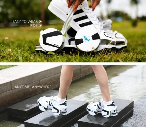 Bộ bánh xe gắn vào giày
