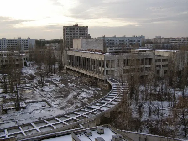 Thành phố Pripyat ngày nay đã trở nên hoang tàn.