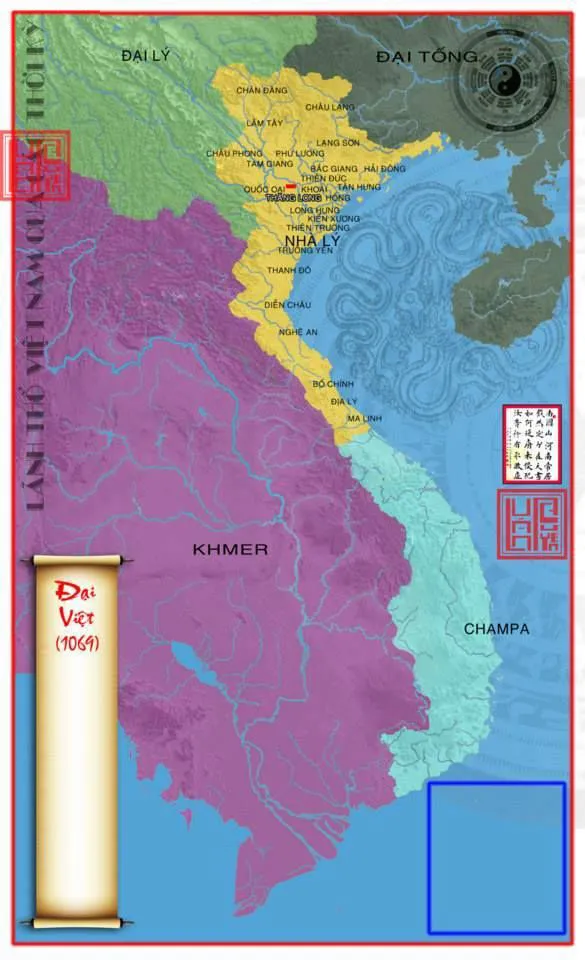 Bản đồ Việt Nam năm 1069